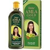 Dabur Amla Gold haar oil, Sieraden, Tassen en Uiterlijk, Uiterlijk | Haarverzorging, Verzenden, Nieuw, Haarverzorger of -hersteller