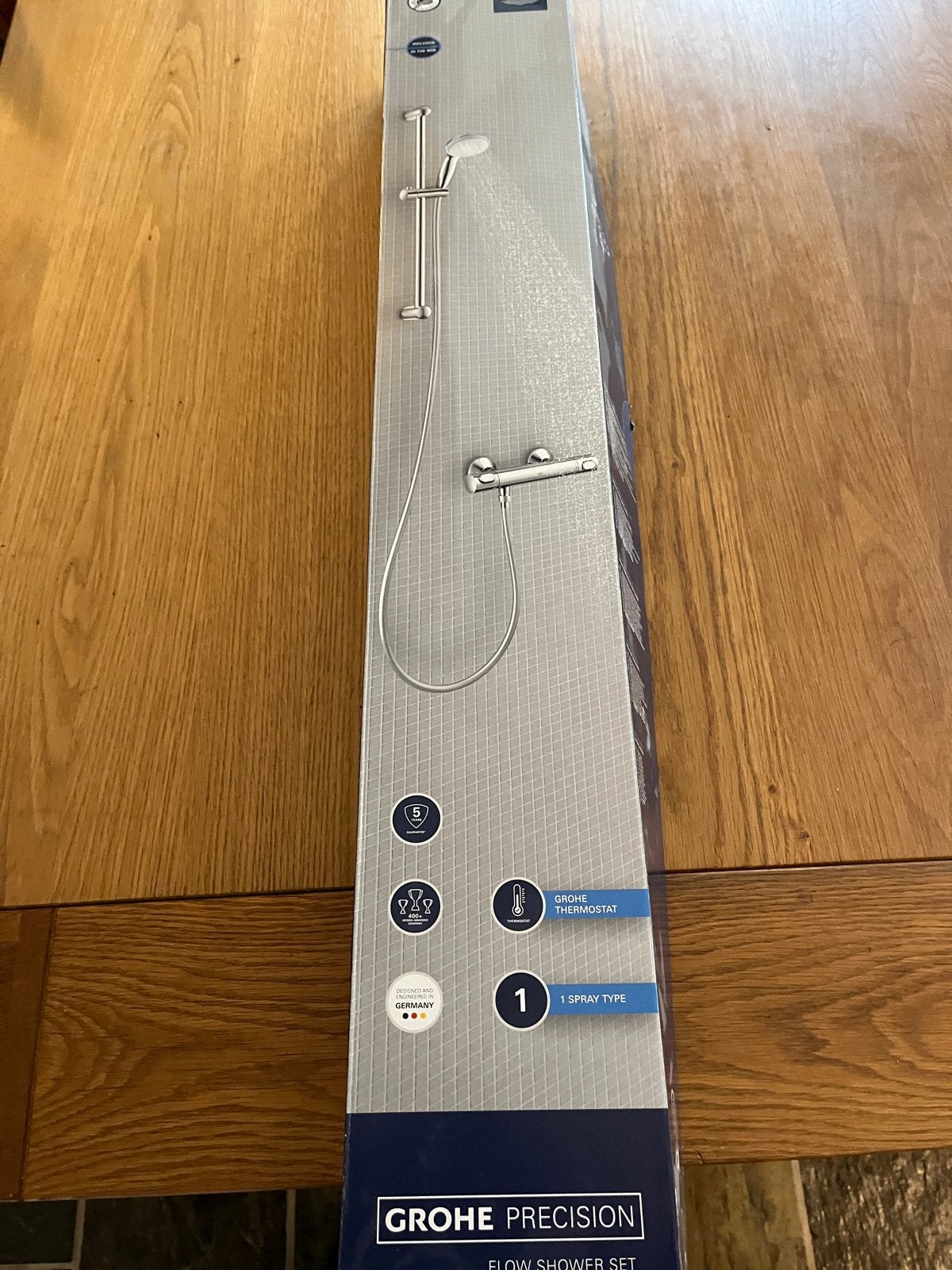 Grohe Precision Flow Doucheset met Thermostaatkraan, Doe-het-zelf en Verbouw, Sanitair, Ophalen of Verzenden, Nieuw, Chroom, Douche