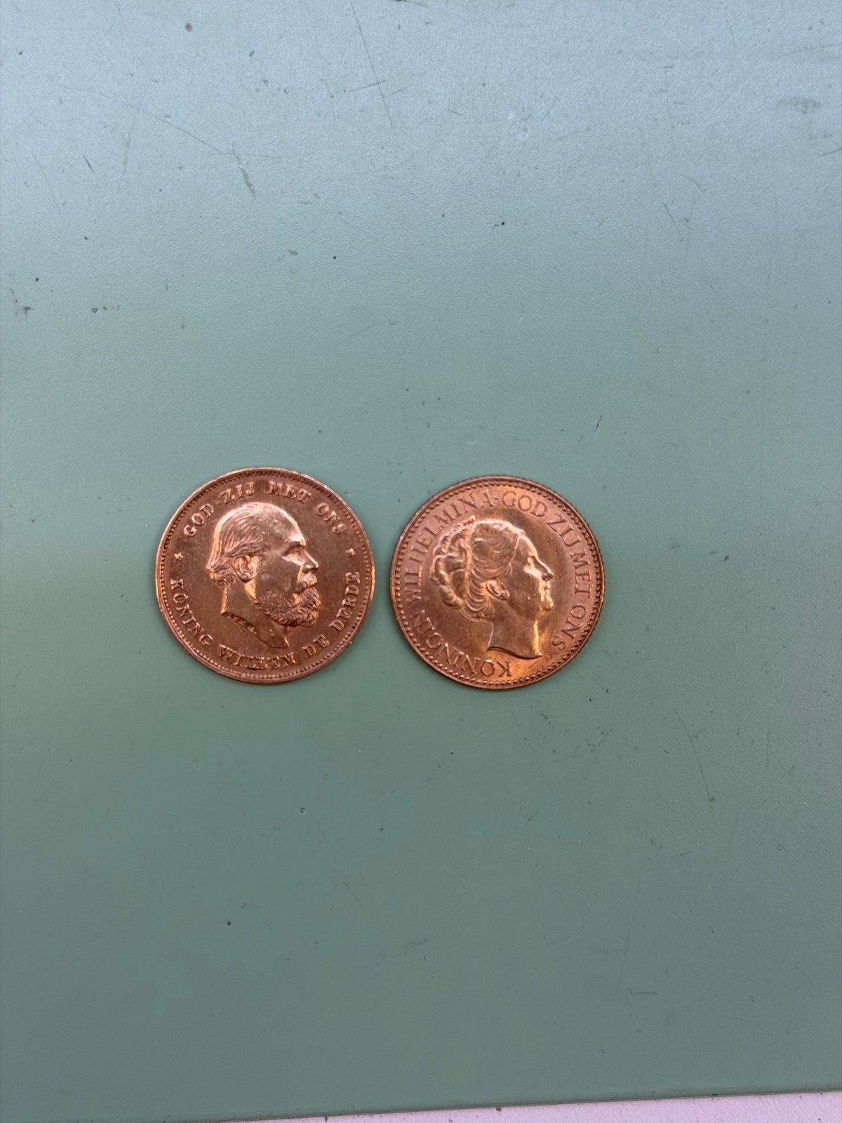 Gouden 10 Gulden munten Willem III en Wilhelmina, Koning Willem III, Setje, 10 gulden, Goud