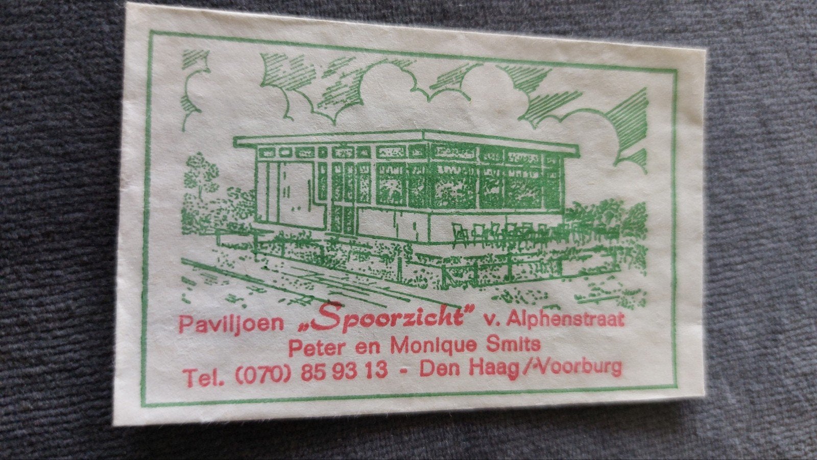 Den Haag/Voorburg, Paviljoen "Spoorzicht", Verzenden, Nederland