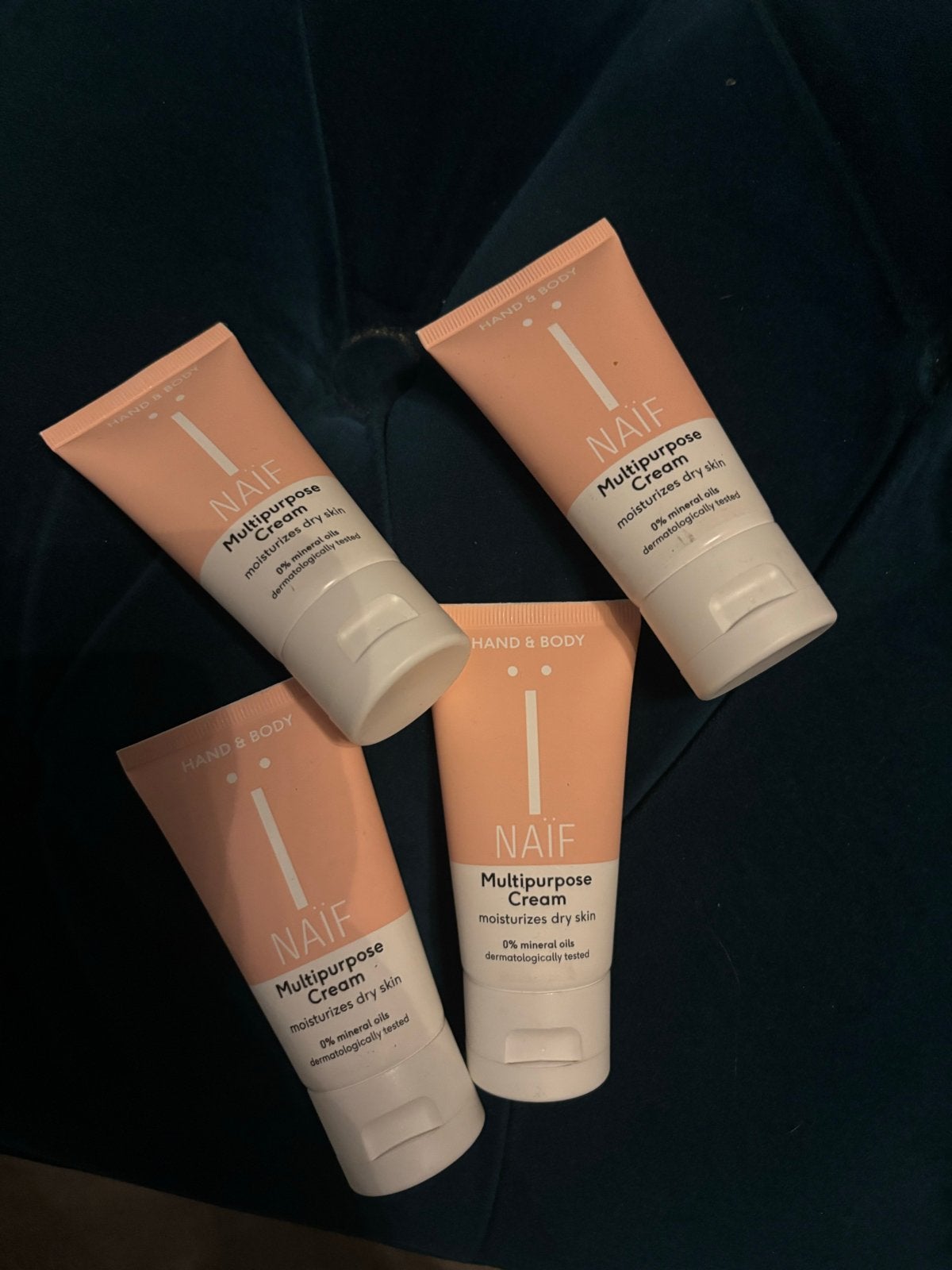 Naïf Multipurpose Crème voor Droge Huid (4 stuks), Ophalen of Verzenden, Nieuw, Bodylotion, Crème of Olie