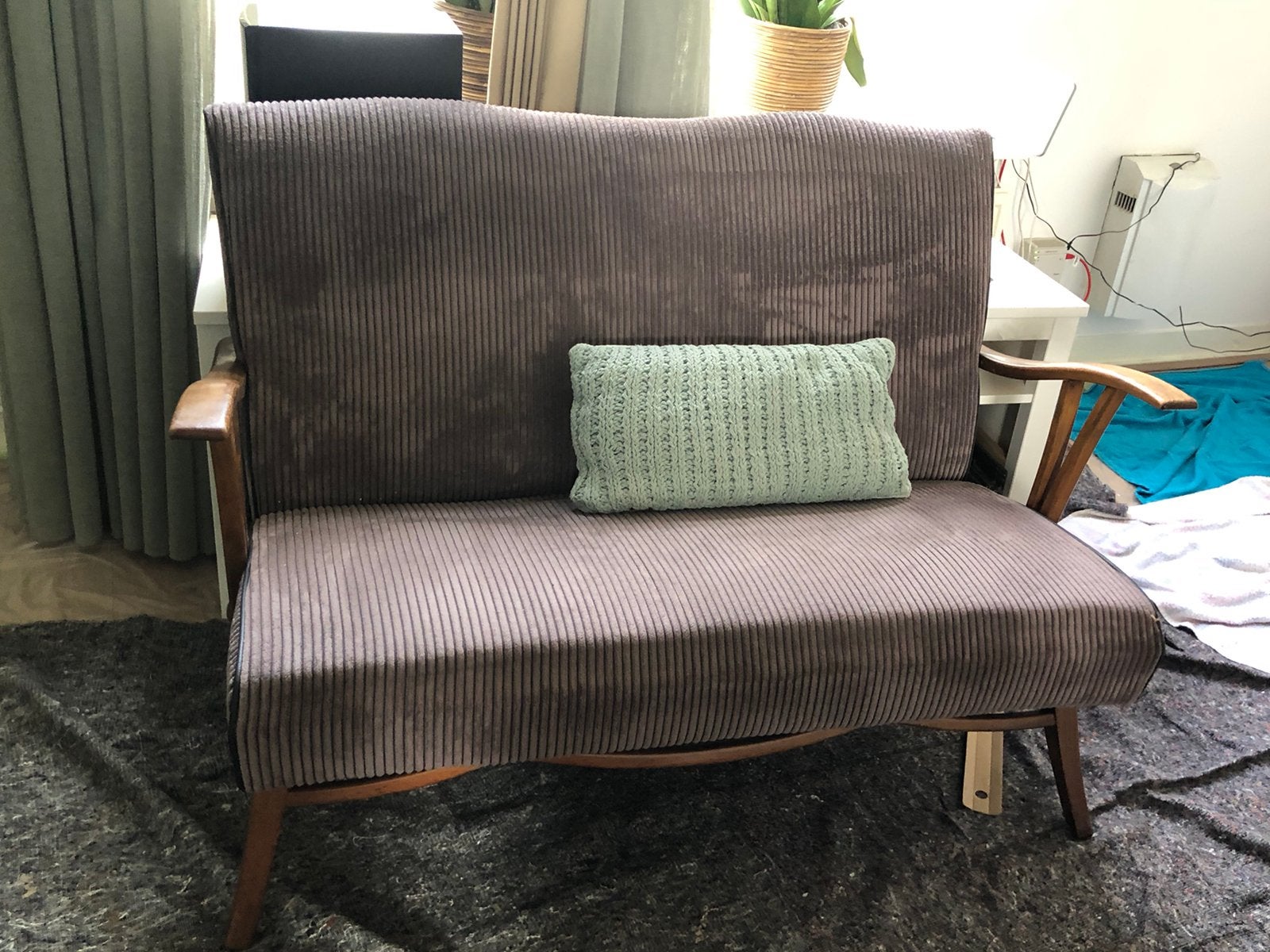 Gave vintage bankje, Ophalen