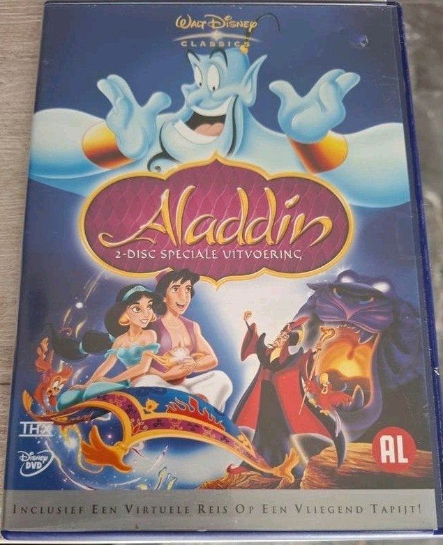 Disney aladdin, Alle leeftijden, Ophalen of Verzenden, Zo goed als nieuw, Amerikaans