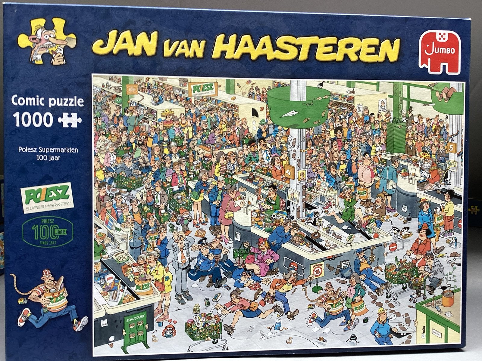 Jan van Haasteren Puzzel - Polesz Supermarkten 1000 stukjes, Een of twee spelers, Ophalen, Gebruikt