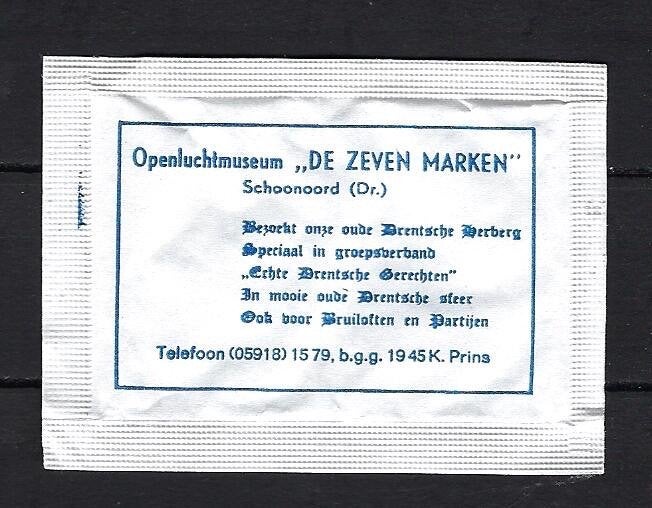 641 Schoonoord openluchtmuseum DE ZEVEN MARKEN, Ophalen of Verzenden, Nederland