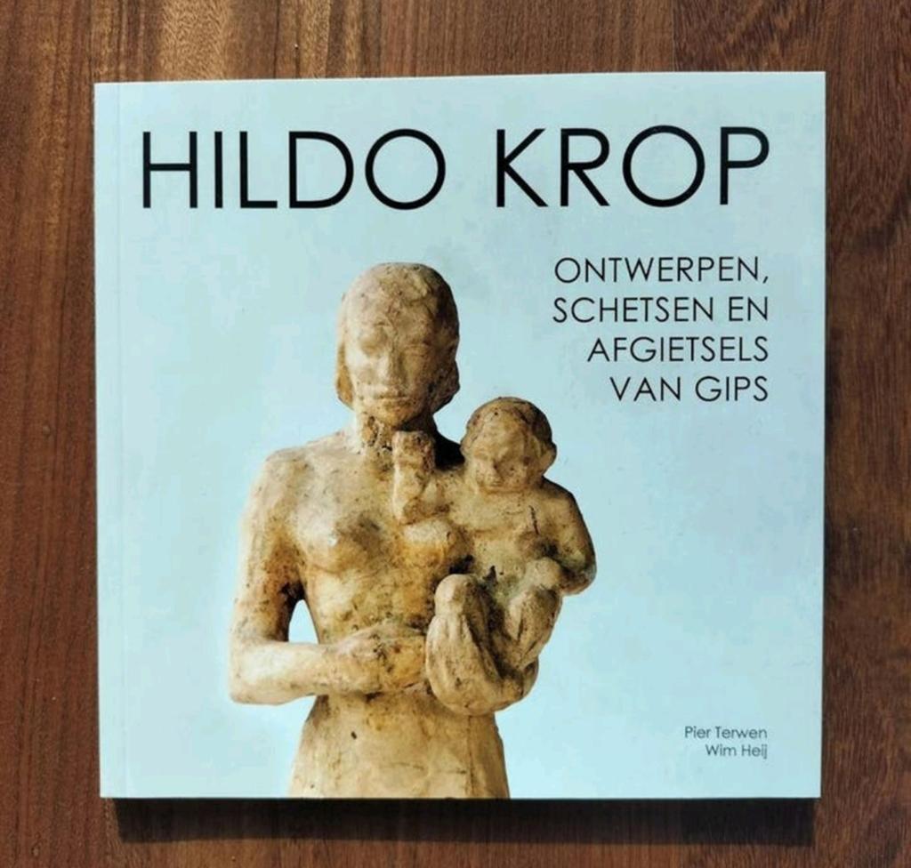 Hildo Krop - Ontwerpen, schetsen en afgietsels van gips, Boeken, Pier Terwen en Wim Heij, Beeldhouwkunst, Ophalen of Verzenden