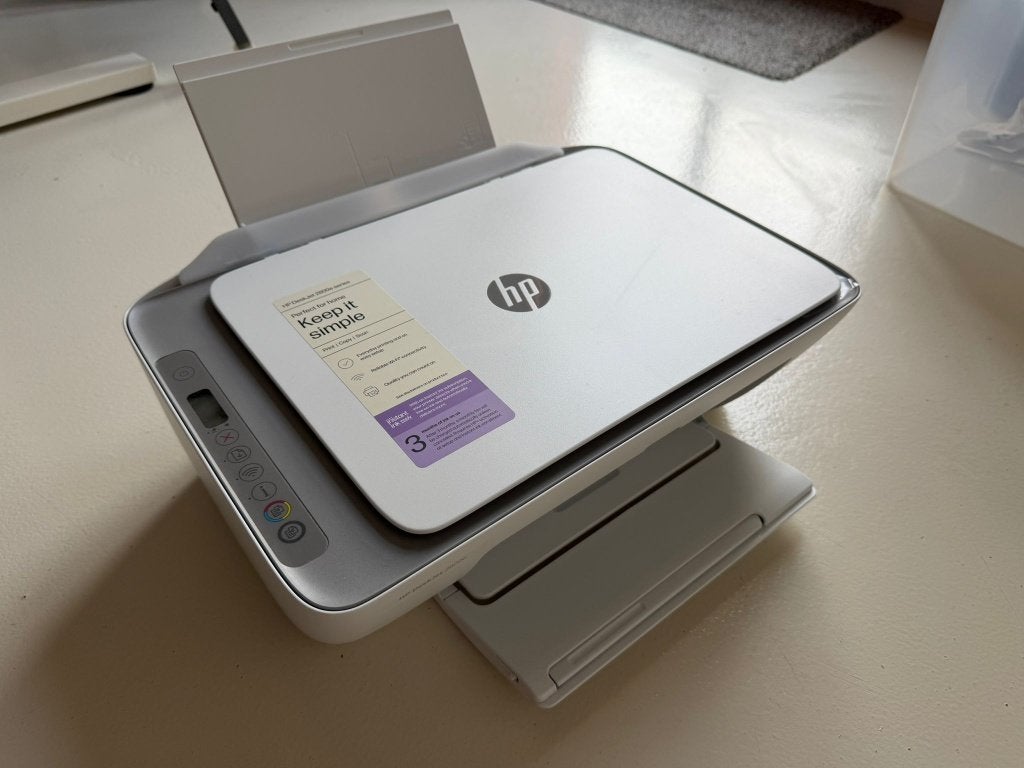 HP DeskJet 2820e Printer – zo goed als nieuw, Computers en Software, Printers, Kleur printen, Inkjetprinter, All-in-one, Draadloos