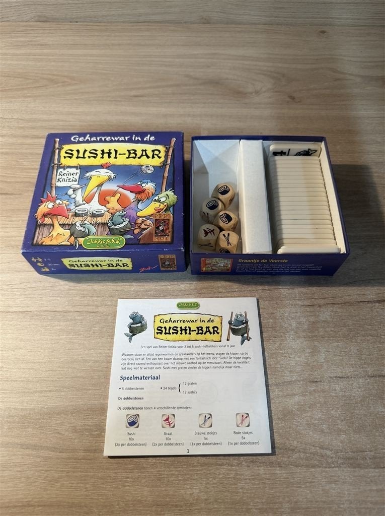 geharrewar in de Sushi-bar - 999 games - s6583, Verzenden, Zo goed als nieuw