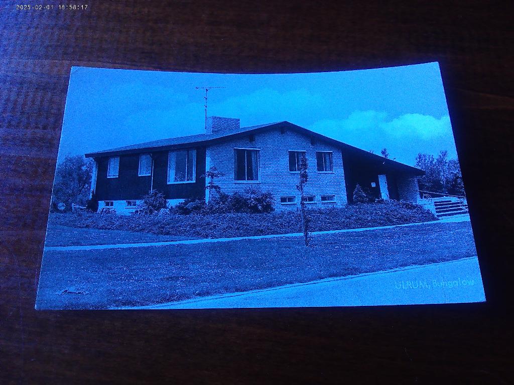 E34 - Ulrum - Bungalow - Mooi/Oud, Verzamelen, Ophalen of Verzenden, 1960 tot 1980, Zuid-Holland