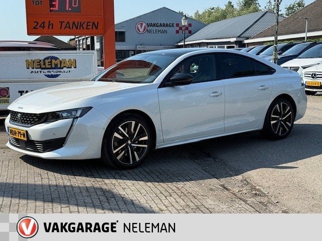Peugeot 508 1.6 HYbride 225pk e-EAT8 GT-line panoramadak rij, Auto's, Gebruikt, 4 cilinders, Leder en Stof, Plug-in hybride