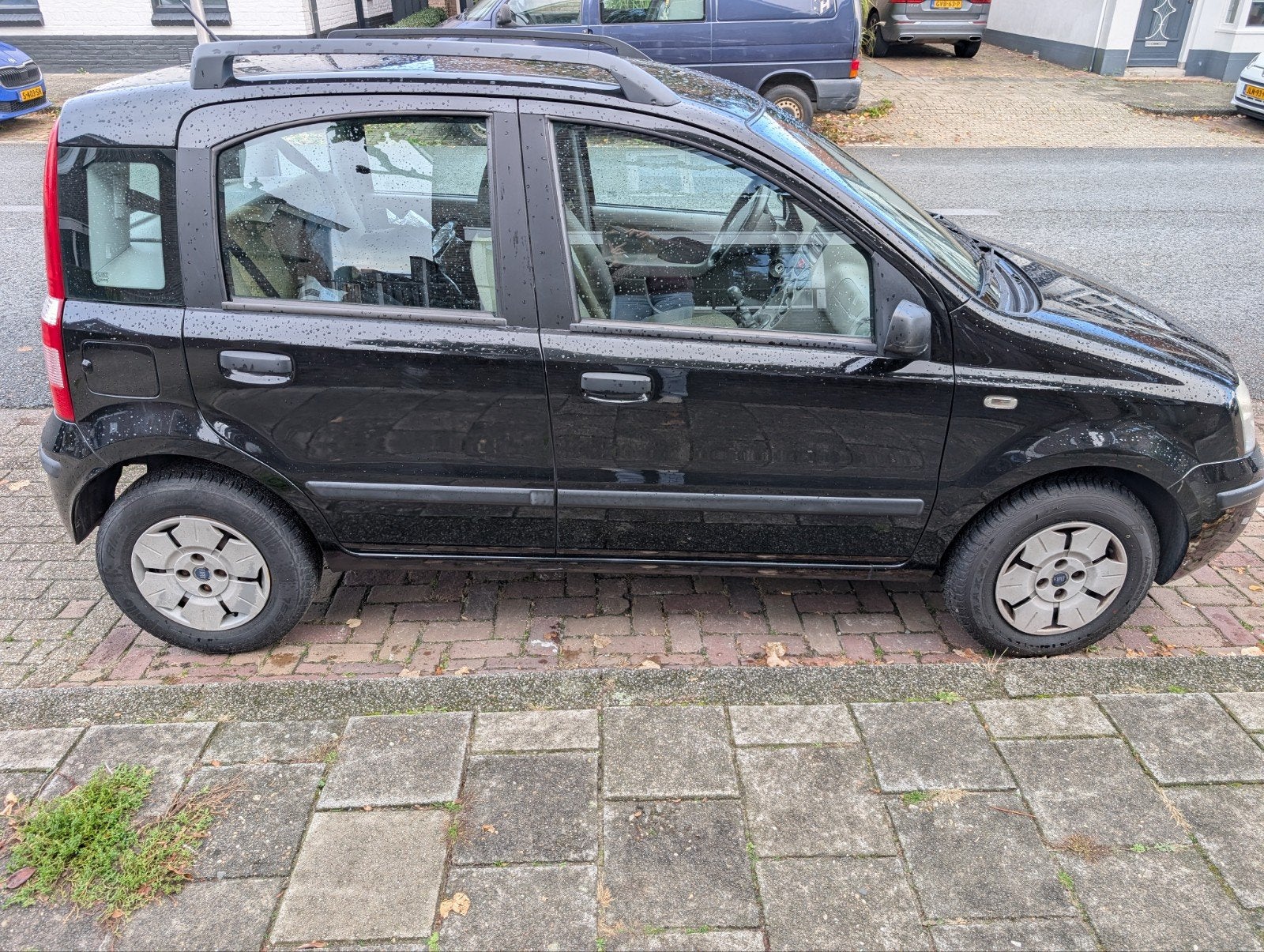 Fiat Panda 1.1 40KW 2006 Zwart, Auto's, Voorwielaandrijving, 54 pk, 4 stoelen, Zwart