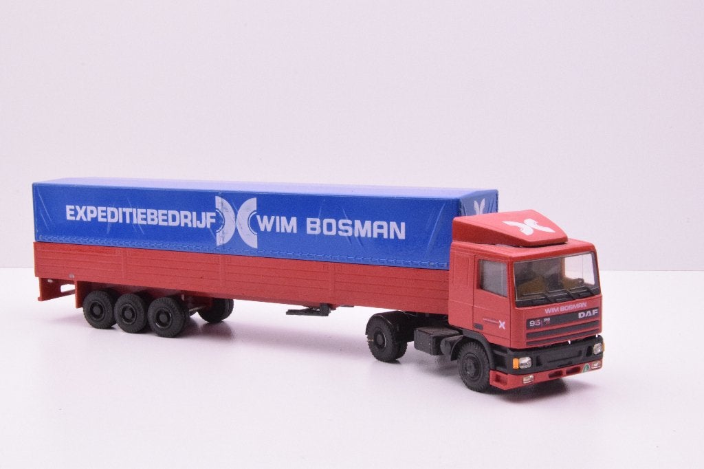 DAF  95 ati  '' Wim Bosman transport ''  Lion car, Ophalen of Verzenden, Zo goed als nieuw, Bus of Vrachtwagen, Lion Toys