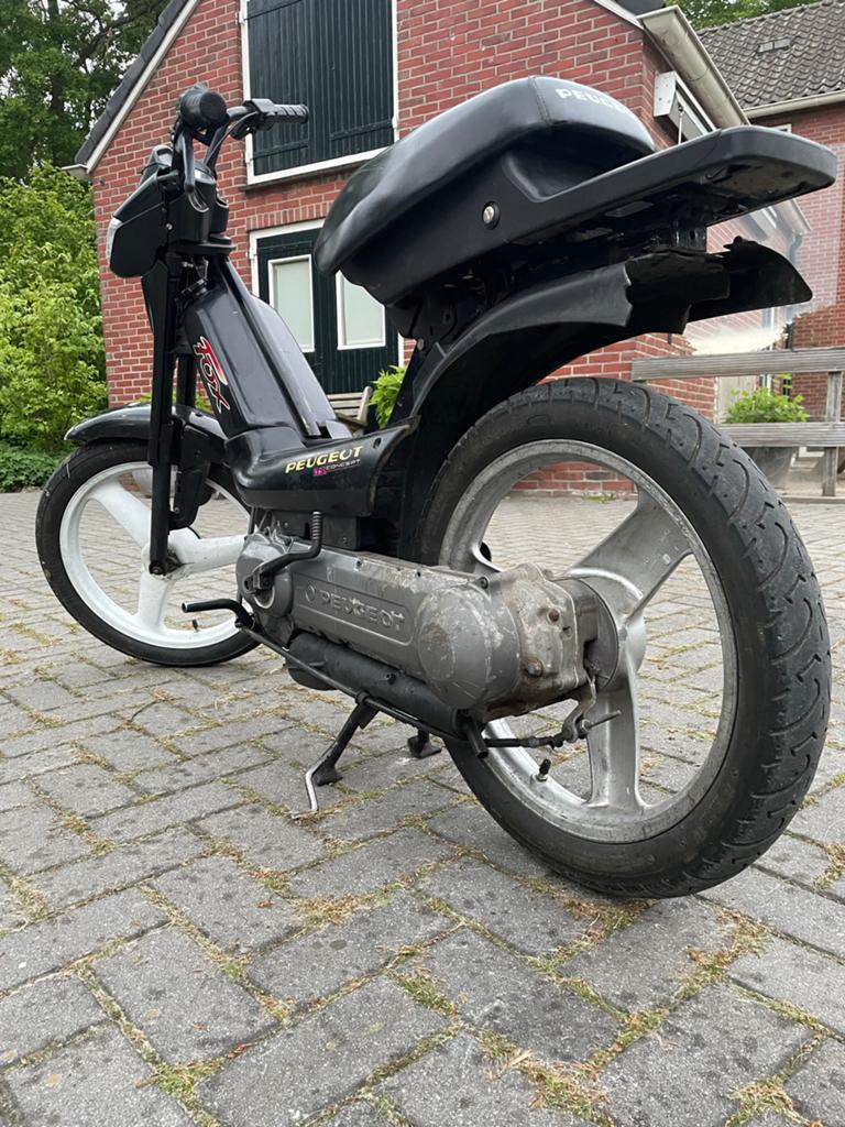 Peugeot Fox Cross zonder kenteken 70cc, Fietsen en Brommers, Brommers | Peugeot, Ophalen, Gebruikt, Maximaal 45 km/u, 70 cc