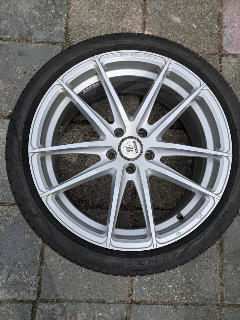 Bartelli ST-7 19 inch velgen met Pirelli zomerbanden, Auto-onderdelen, Banden en Velgen, Ophalen