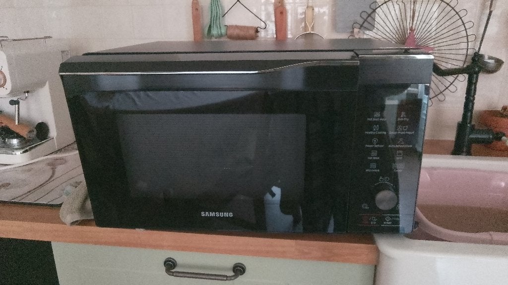 Samsung Combi magnetron, Ophalen, Combimagnetron, Zo goed als nieuw, Draaiplateau