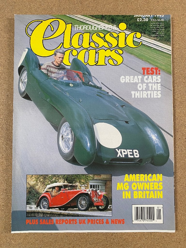 Thoroughbred & Classic Cars January 1993 Engels, Verzenden, Gelezen, Algemeen