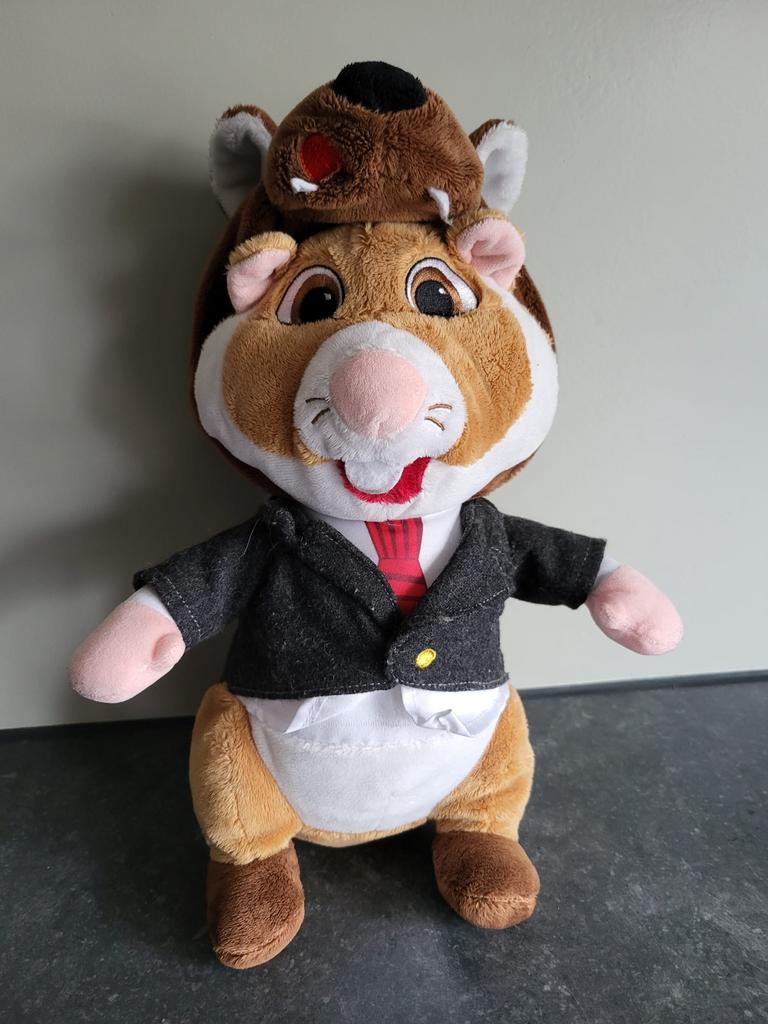 Hamster knuffel efteling boze wolf, Kinderen en Baby's, Ophalen of Verzenden, Gebruikt, Overige typen