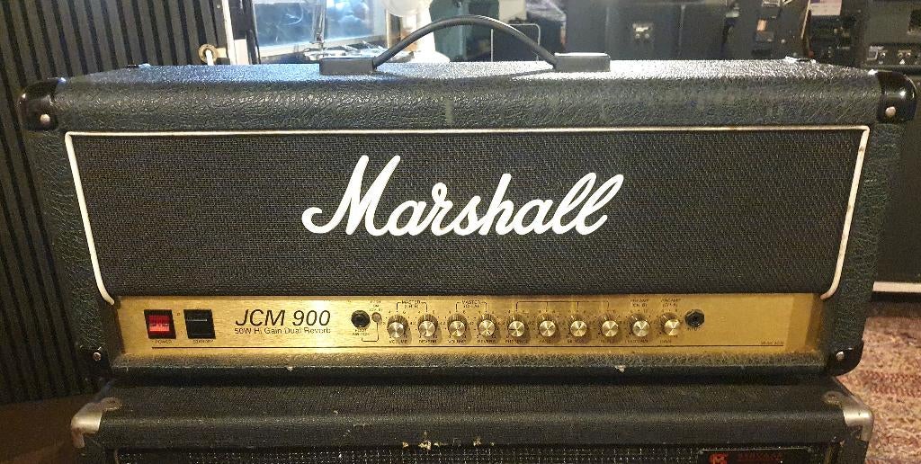 MARSHALL - JCM 900 50-WATT HI GAIN DUAL REVERB HEAD, Muziek en Instrumenten, Versterkers | Bas en Gitaar, Ophalen, Gebruikt, Gitaar
