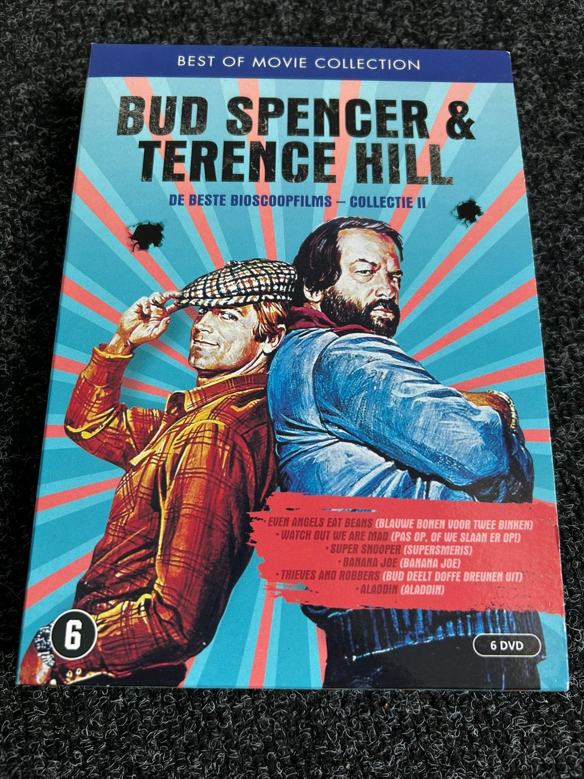 Bud spencer & terence hill de beste bioscoopfilms dvd box, Cd's en Dvd's, Alle leeftijden, Ophalen of Verzenden, Gebruikt, Komedie
