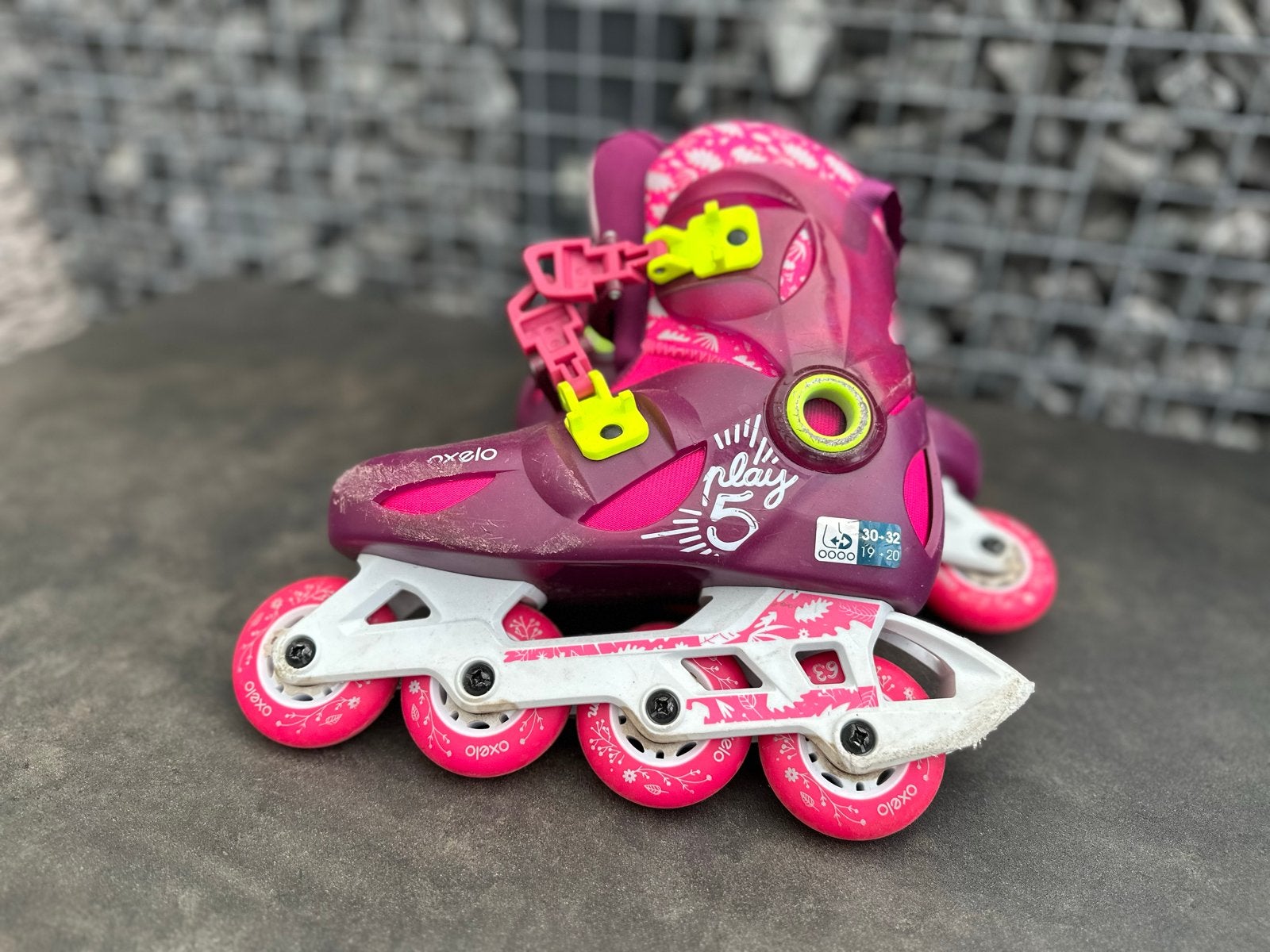 Oxelo Play 5 rolschaatsen - Maat 30-32, Ophalen of Verzenden, Gebruikt
