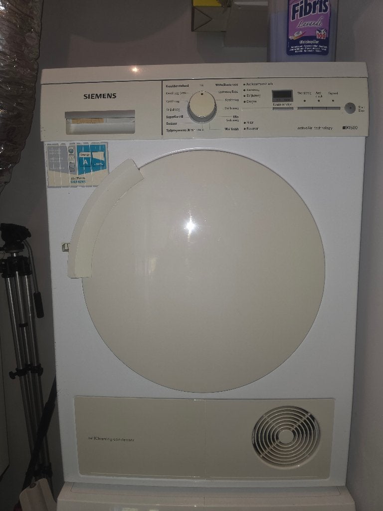 Siemens iQ500 droger met activeAir Technology, Ophalen, 6 tot 8 kg, Gebruikt, Minder dan 85 cm