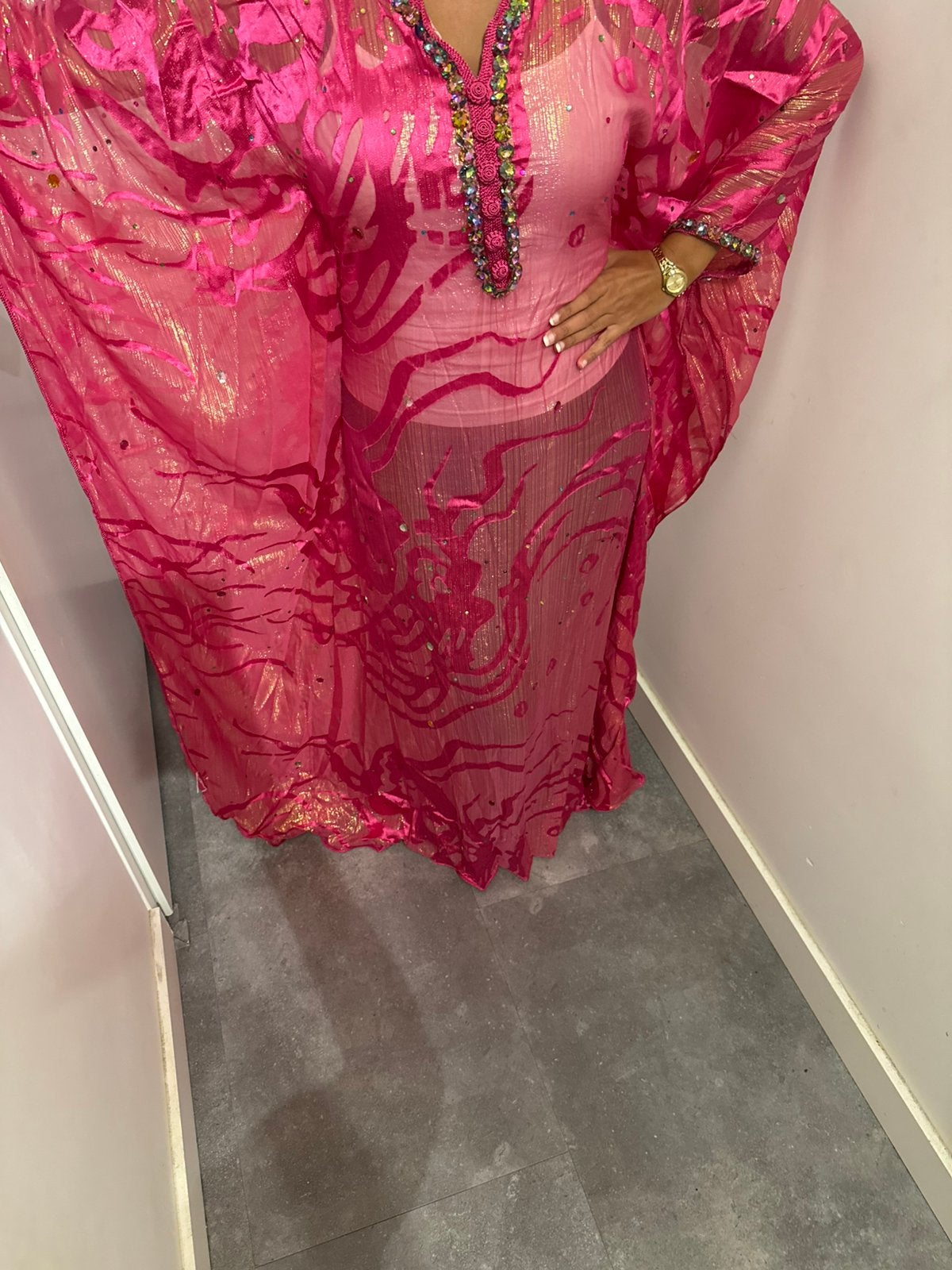 Marokkaanse traditionele jurk, Kleding | Dames, Ophalen, Zo goed als nieuw, Maat 34 (XS) of kleiner, Overige typen