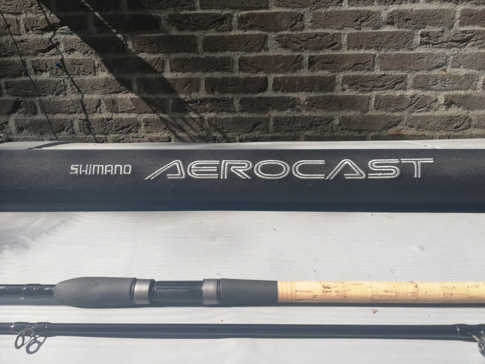 Collectersitem Shimano Aerocast lightfeeder, Ophalen, Zo goed als nieuw, Werphengel