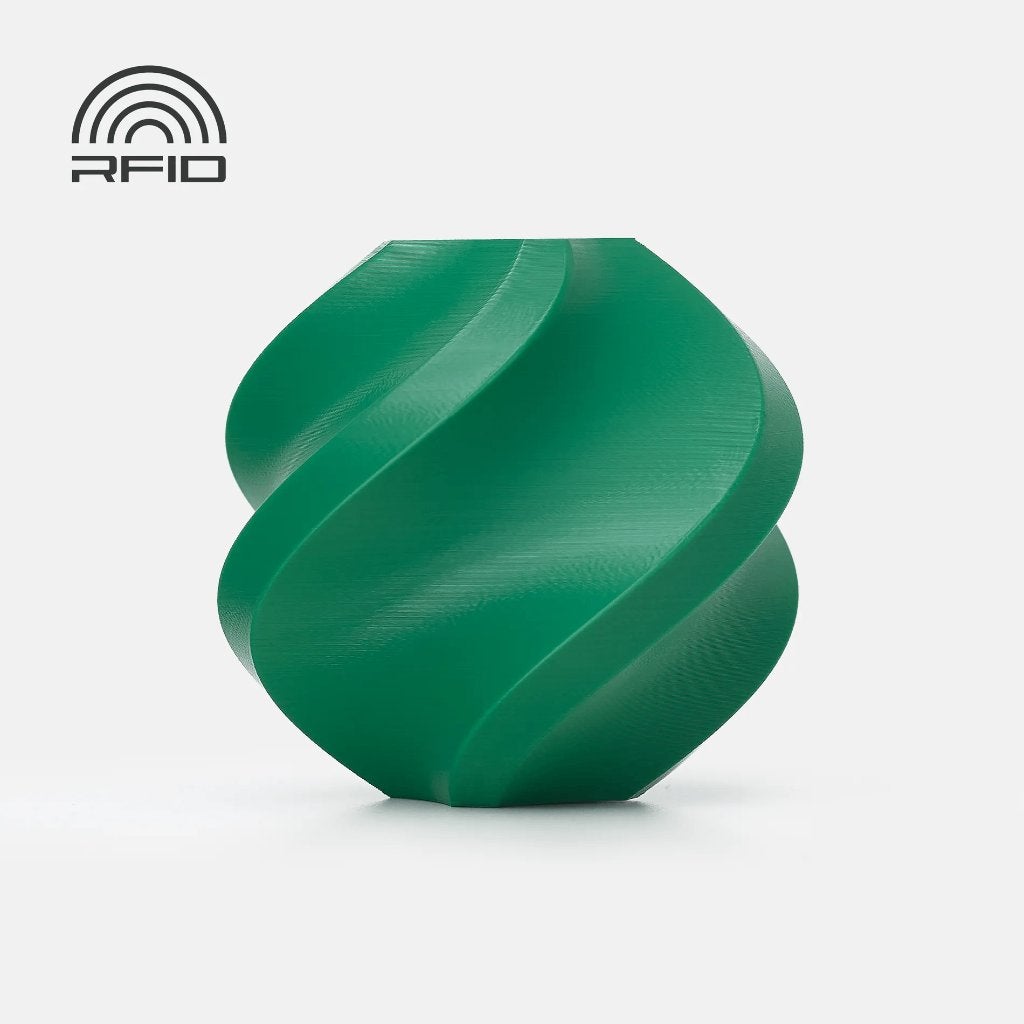 Bambulab PLA Basic - Misletoe green (10502) - met spoel, Computers en Software, Ophalen of Verzenden, Nieuw, Filamentrollen