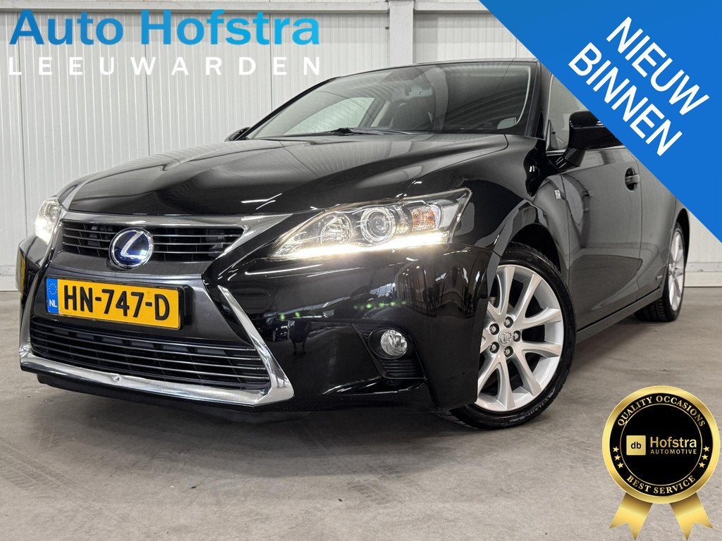 Lexus CT 200h 25th Edition NAVI STOEL-VERW. CAMERA CLIMA LMV, Auto's, Lexus, 1345 kg, Gebruikt, 4 cilinders, Zwart