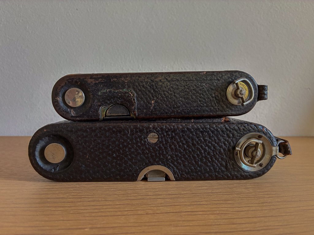 Een No 1 en No 3C Kodak Folding camera, Ophalen of Verzenden, Voor 1940, Fototoestel