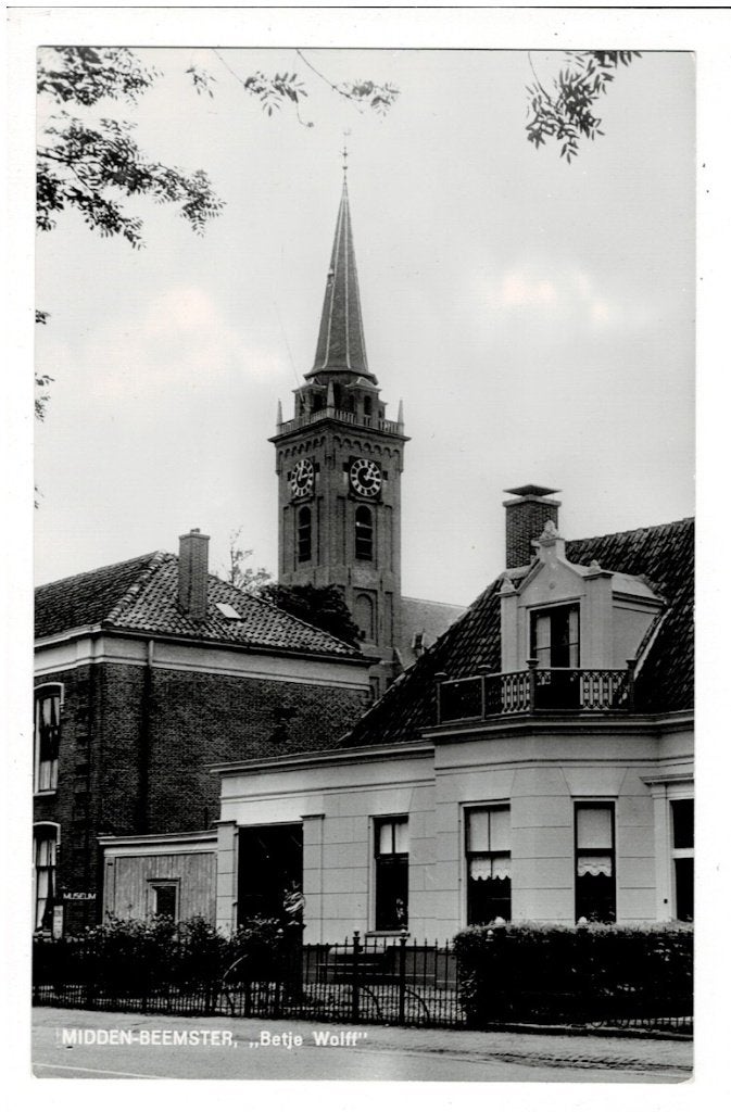 Midden Beemster. "Betje Wolff" fotokaart., Ophalen of Verzenden, Ongelopen, Noord-Holland