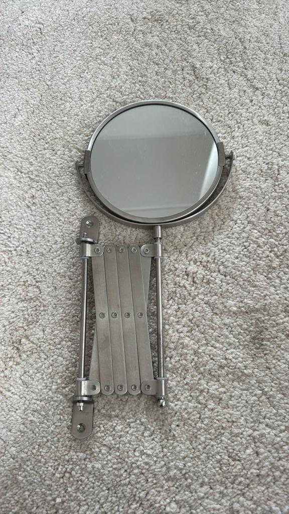 Badkamer spiegel, Huis en Inrichting, Minder dan 50 cm, Gebruikt, Rond, Ophalen of Verzenden