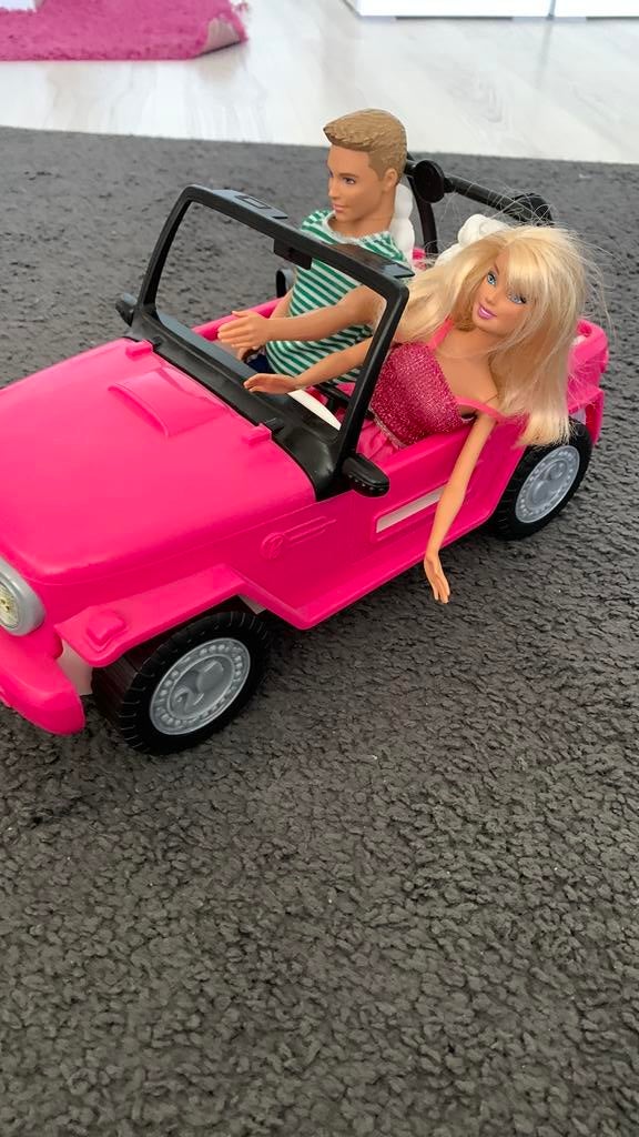 Barbieset, Kinderen en Baby's, Speelgoed | Poppen, Ophalen, Zo goed als nieuw, Barbie