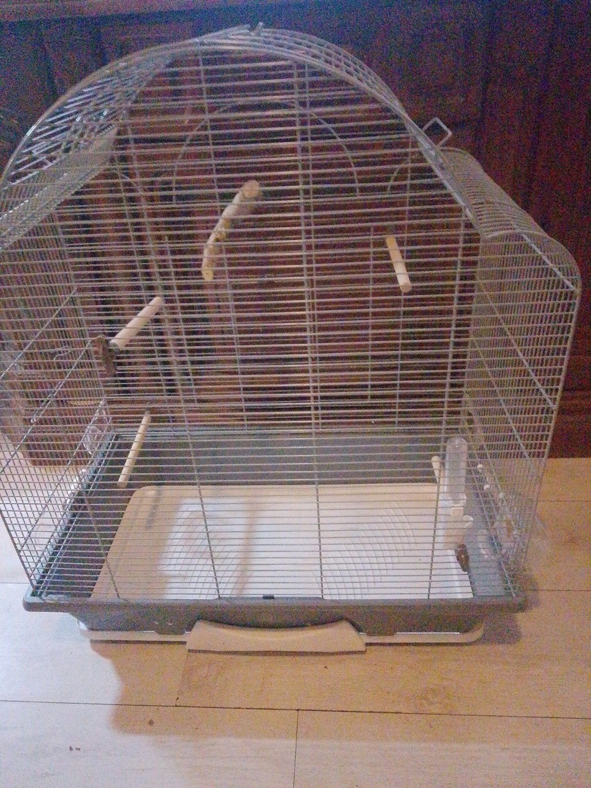 vogekooi grote mooie kooi Maand oud, Ophalen, Zo goed als nieuw, Metaal, Vogelkooi