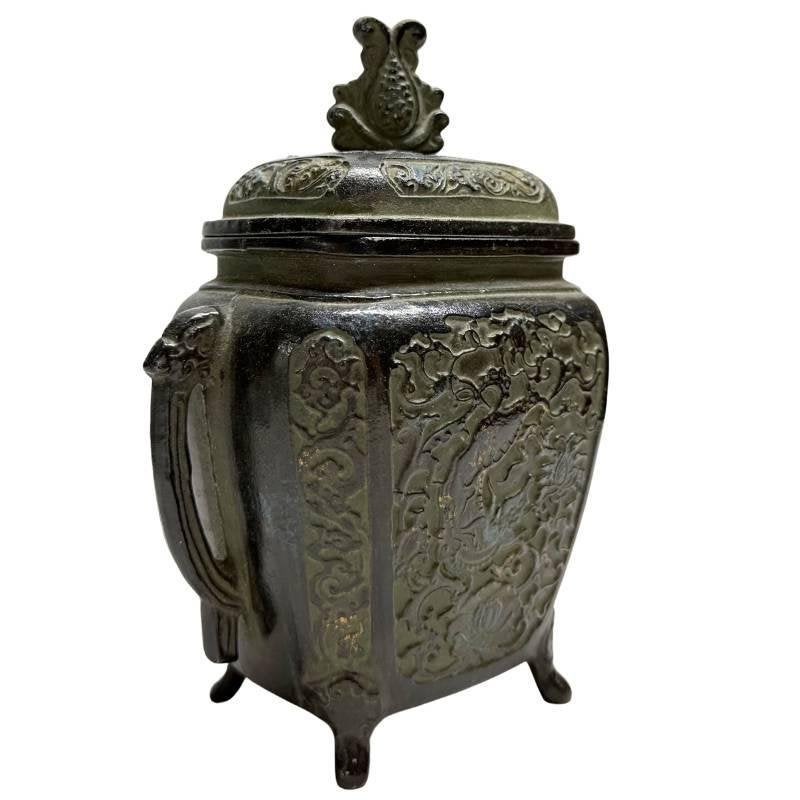 Wierookbrander – brons – Japan – Meiji, Antiek en Kunst, Japan, Ophalen of Verzenden, Ritueel object, Brons