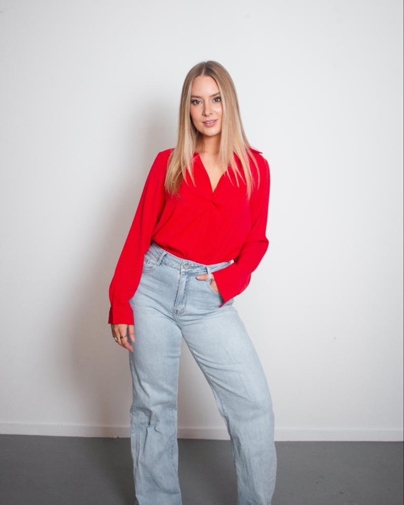 Seishiki Studio Rode Blouse Maat S - Nieuw met kaartjes, Ophalen of Verzenden, Nieuw, Maat 36 (S), Rood