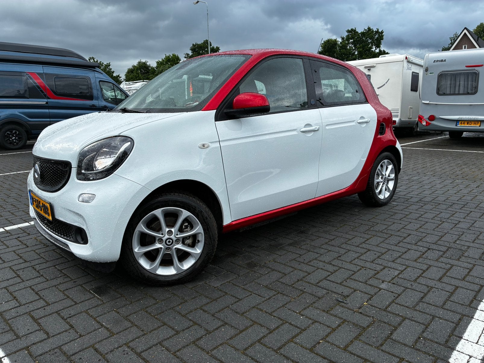 Smart ForFour Electric Drive 82pk Aut. 2019 Wit, Automaat, Achterwielaandrijving, ForFour, 43 €/maand