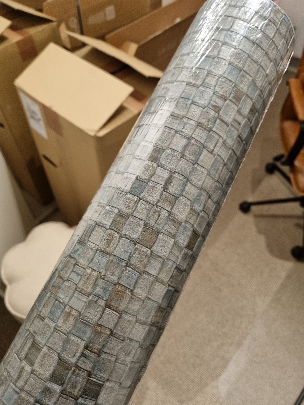 Arte Puna Behang Aqua 81544 wandbekleding, Ophalen of Verzenden, Minder dan 10 m², Groen