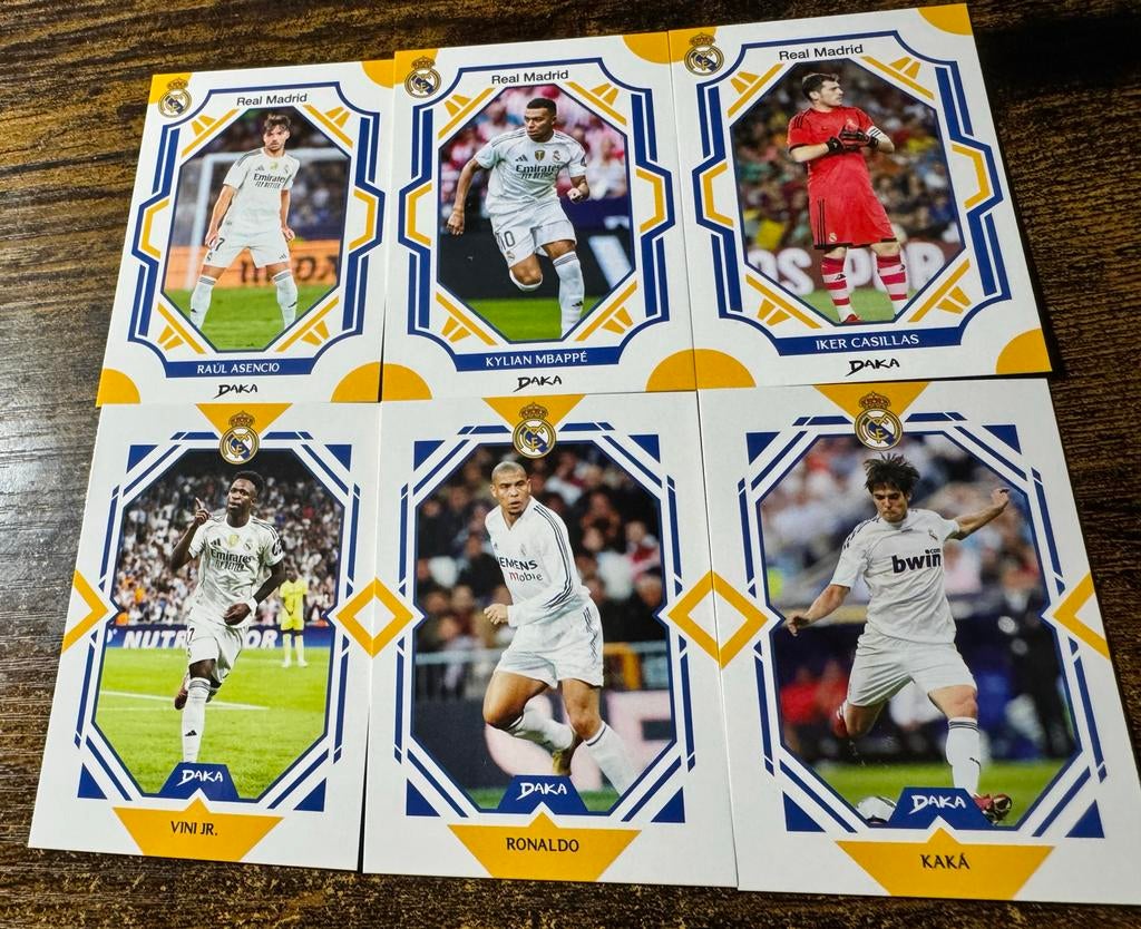 Real Madrid Spelerskaarten - Vinicius Jr, Mbappé, Ronaldo, e, Ophalen of Verzenden, Zo goed als nieuw