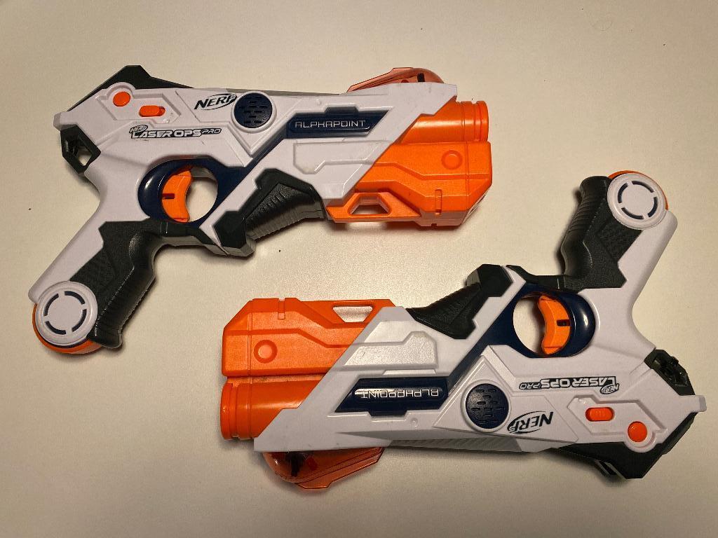 Nerf Laser OPS pro Aplhapoint, Kinderen en Baby's, Speelgoed | Buiten | Actiespeelgoed, Ophalen, Zo goed als nieuw