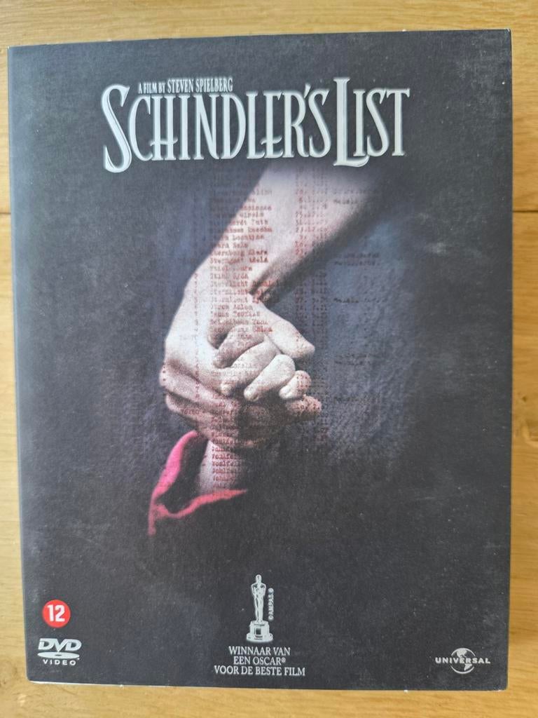 Schindler's List DVD - Steven Spielberg Klassieker, Cd's en Dvd's, Dvd's | Drama, Vanaf 12 jaar, Ophalen of Verzenden, Zo goed als nieuw