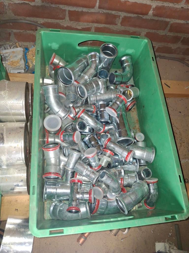 Mapress c- staal kopp 28 t/m 54 mm, Ophalen of Verzenden, Overige materialen, Minder dan 2 meter, Overige typen