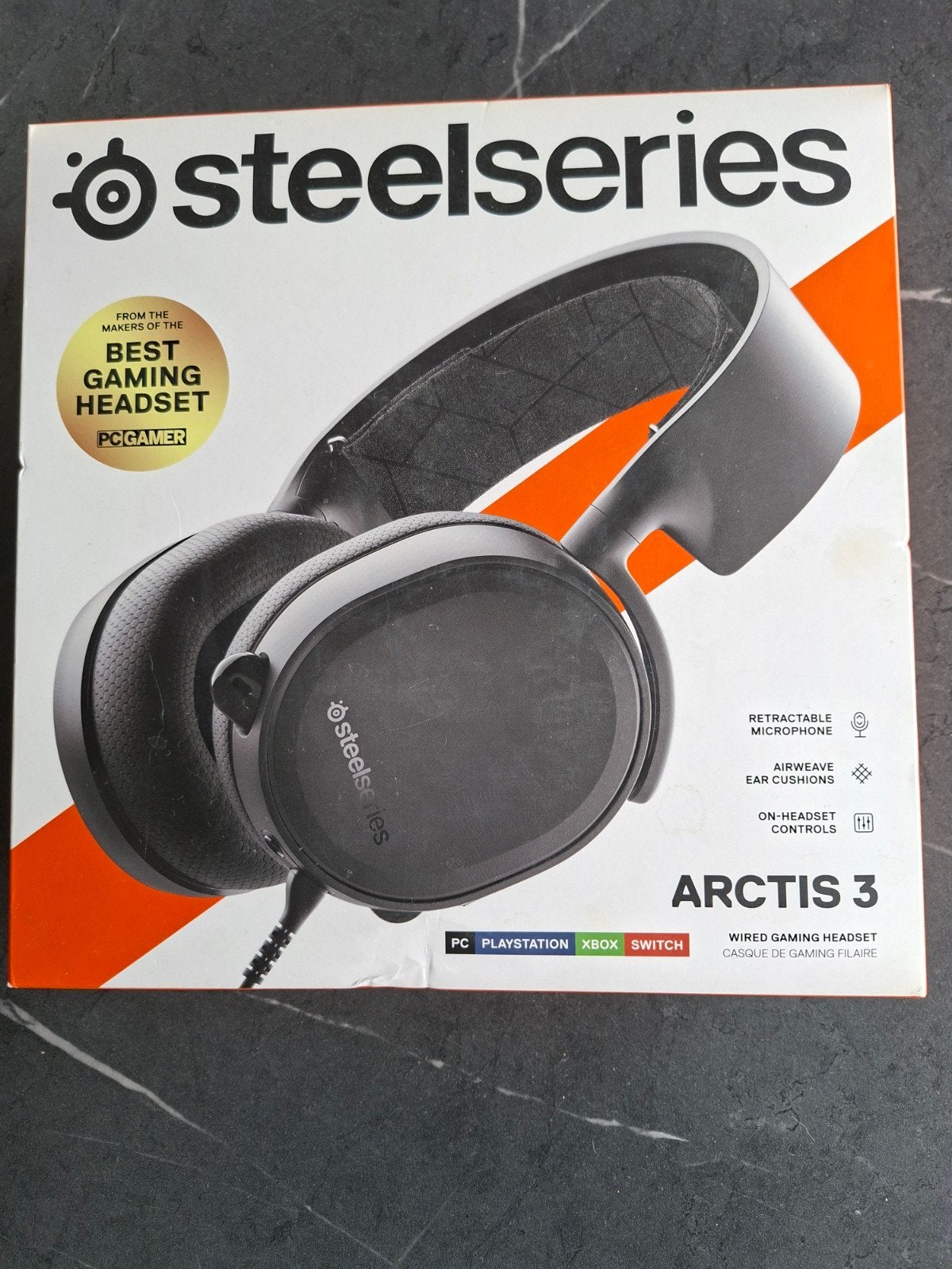 SteelSeries Arctis 3 Gaming Headset - Bedraad, Ophalen, Gaming, Zo goed als nieuw, Steelseries