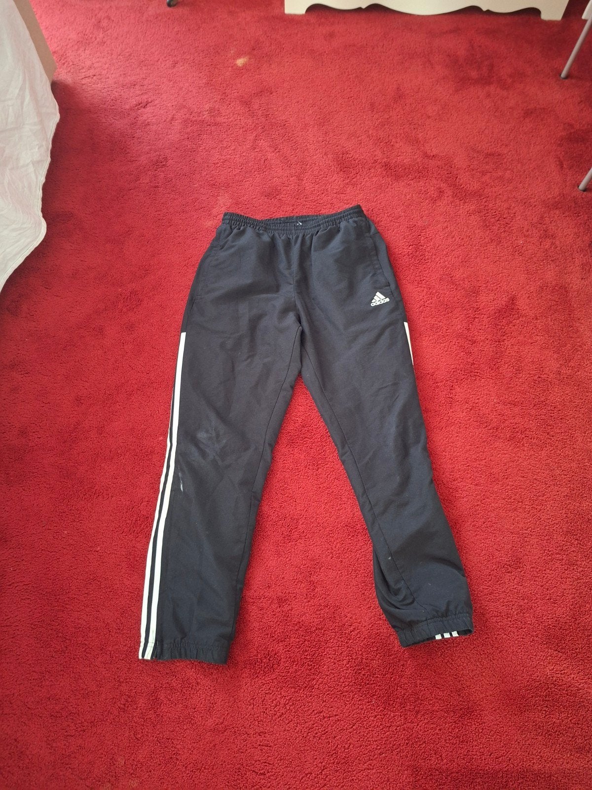 Adidas trainingsbroek zwart – maat XS / 164, Zwart, Ophalen of Verzenden, Adidas, Gedragen
