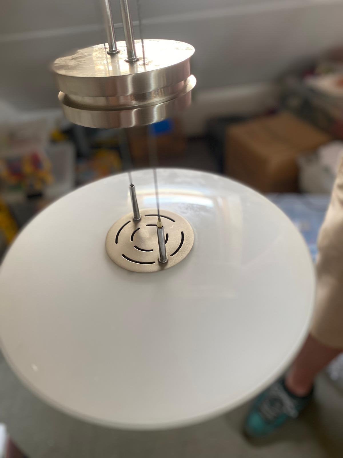 Lamp boven tafel met contra gewicht, Ophalen, Zo goed als nieuw