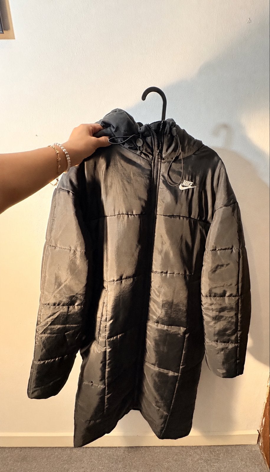 Nike Therma-FIT Puffer Jas Zwart - Maat XS, Ophalen of Verzenden, Zo goed als nieuw, Maat 34 (XS) of kleiner, Zwart