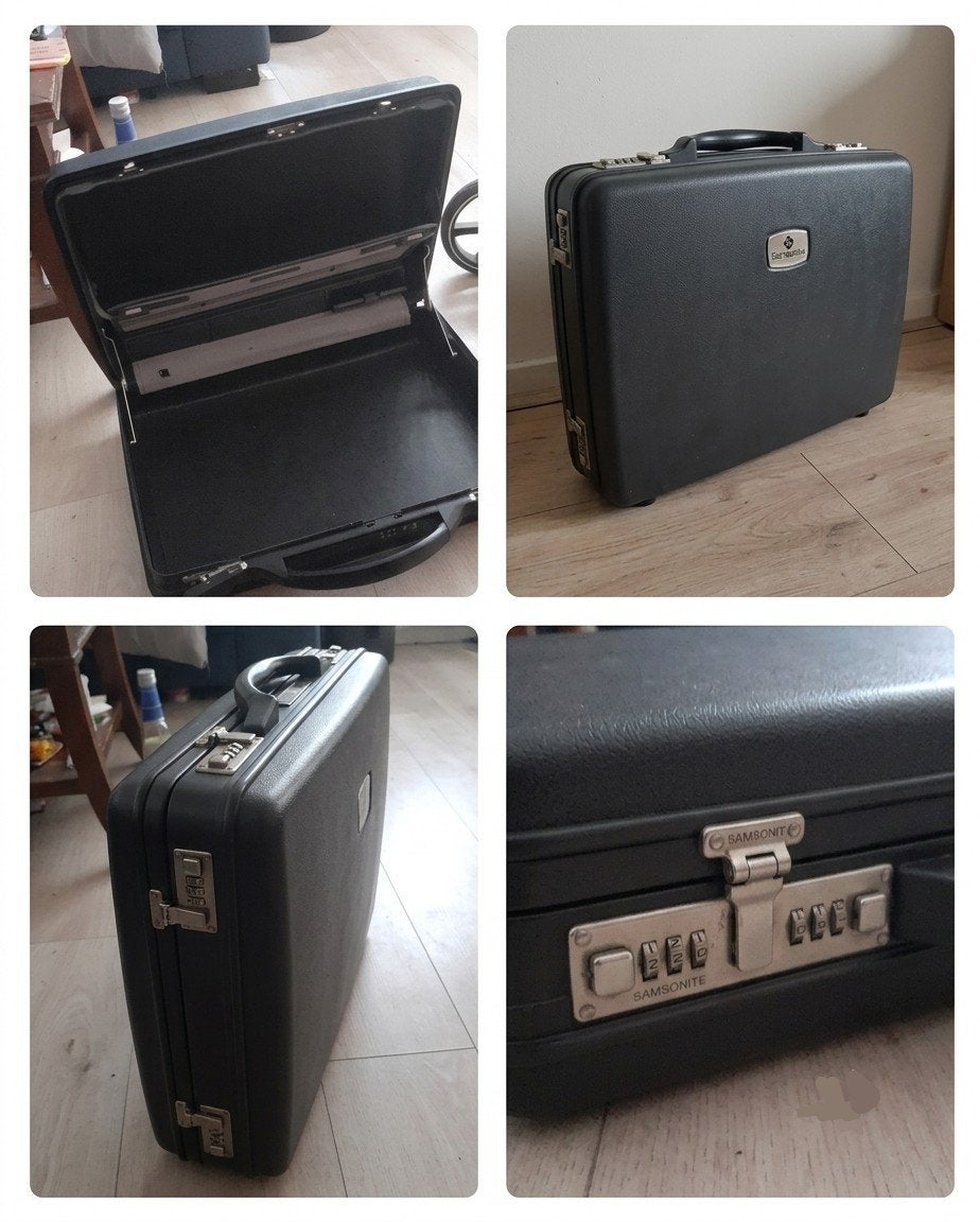 Samsonite Attachékoffer - Zwart, met cijferslot, Sieraden, Tassen en Uiterlijk, Ophalen, 50 tot 60 cm, Hard kunststof, 45 tot 55 cm