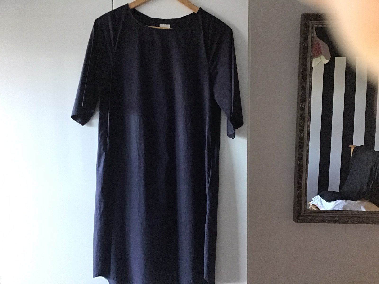 JC Sophie donker blauwe jurk mt S, Blauw, Ophalen of Verzenden, Zo goed als nieuw, Maat 36 (S)