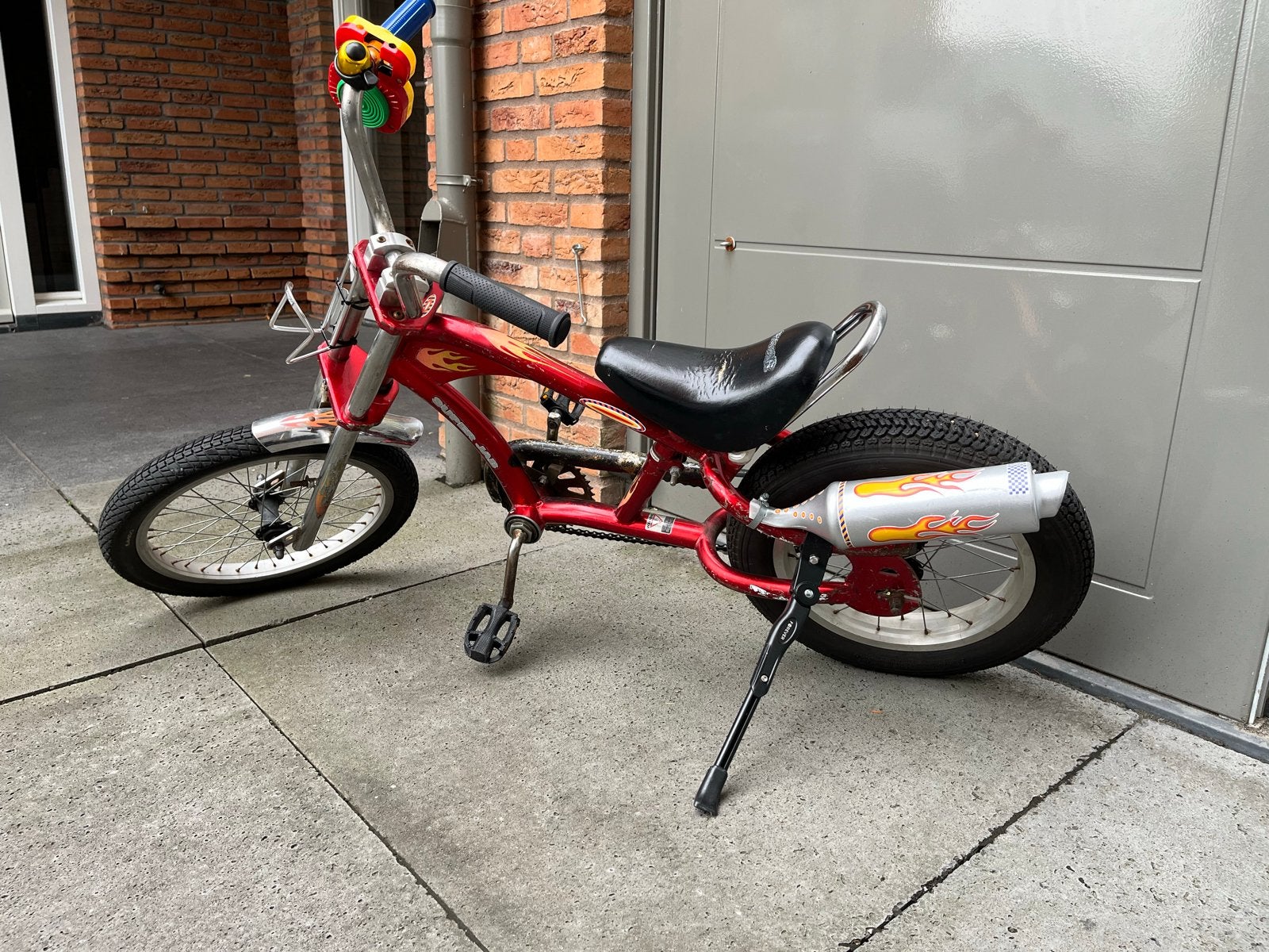 Lowrider kinderfiets - rood- 18 inch - Gebruikt, Ophalen, Gebruikt, Terugtraprem, 16 tot 20 inch
