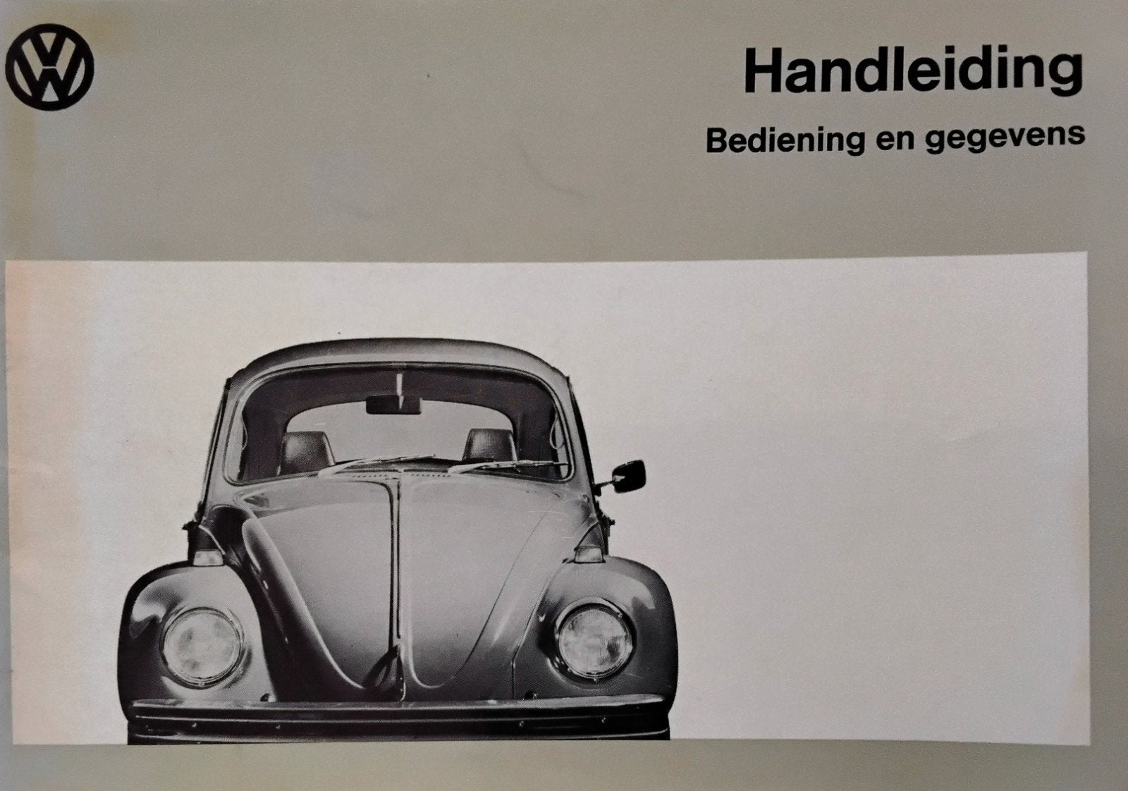 Volkswagen Kever Handleiding 1973 - Bediening en Gegevens, Ophalen of Verzenden